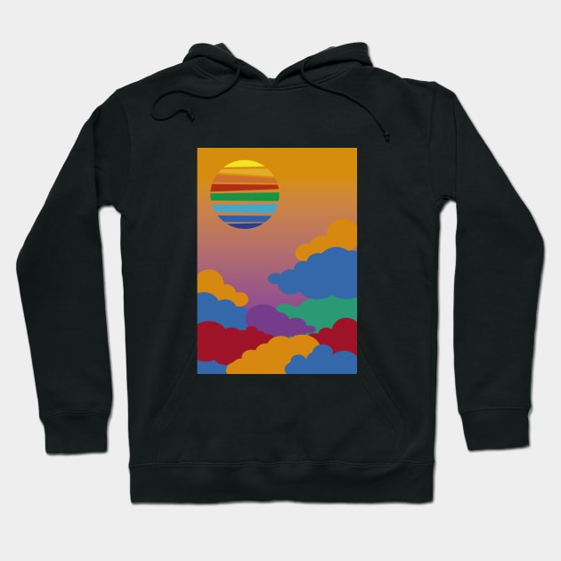 Atardecer en Neverland Hoodie by viajealaluna